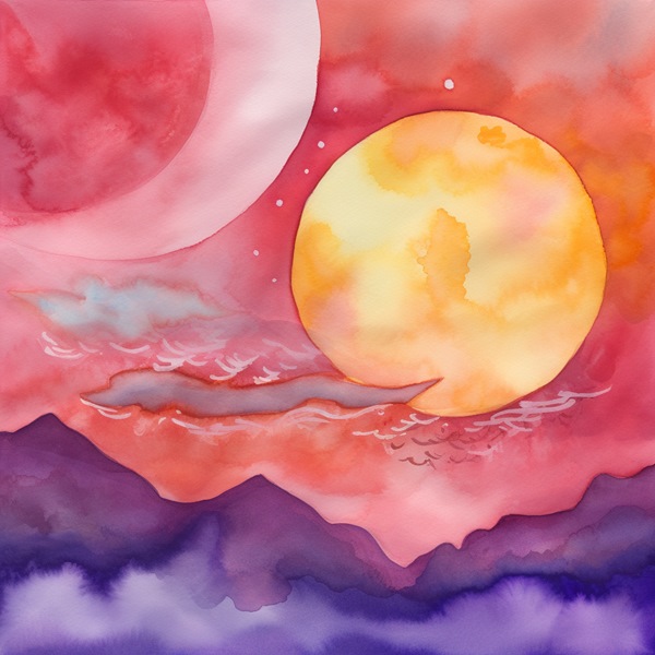 sun and moon painting tumblr
