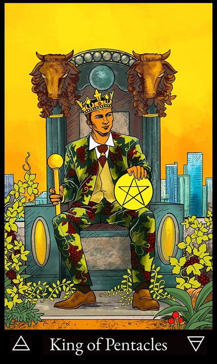 Lá King of Pentacles – Witches Tarot