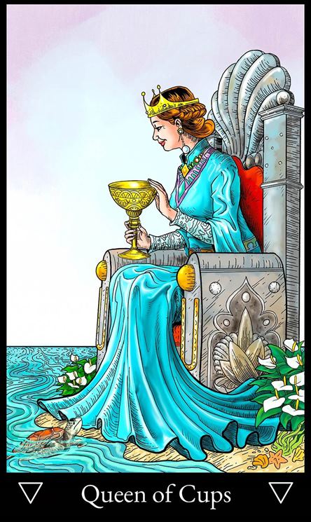 Queen Of Vessels Tarot Card Meaning: Water Signs, Compassion, Honesty &  Integrity