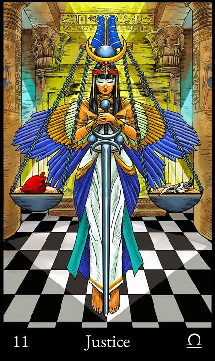 Justice Tarot Card Meaning • Moon of Gemini