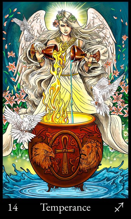 Temperance Card Meanings and Symbolism for Major Arcana