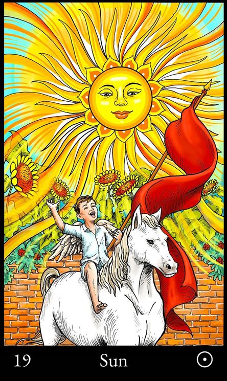 Tarot Card - The Sun | Poster