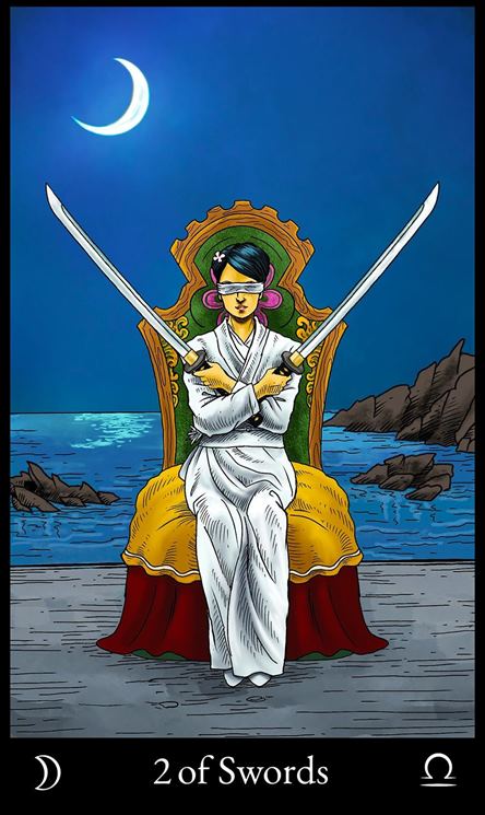 Two of Swords Tarot Card Meanings